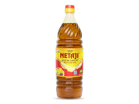 Netaji Kacchi Ghani Mustard Oil 1 Litre – Ashoka Oil Industries