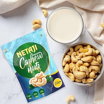 Netaji Cashew Nuts for snacking, gifting and recipes