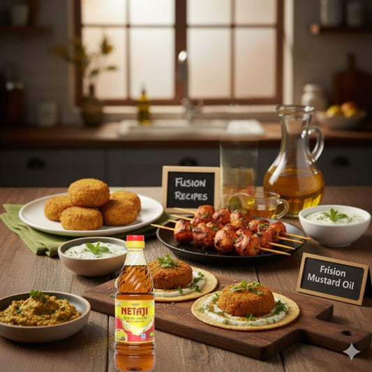 Fusion recipes using Netaji Mustard and Groundnut Oils