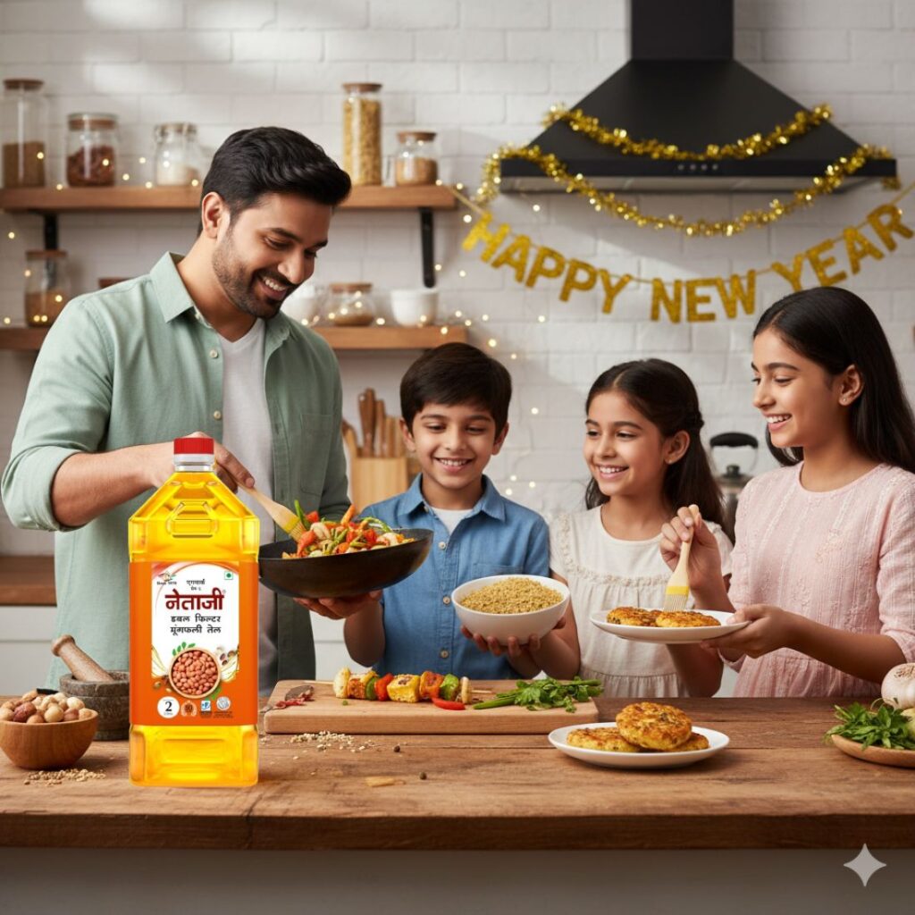Festive Indian cooking with Netaji Groundnut Oil