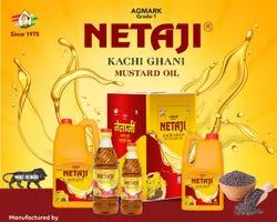 Netaji Kacchi Ghani Mustard Oil for Indian cooking