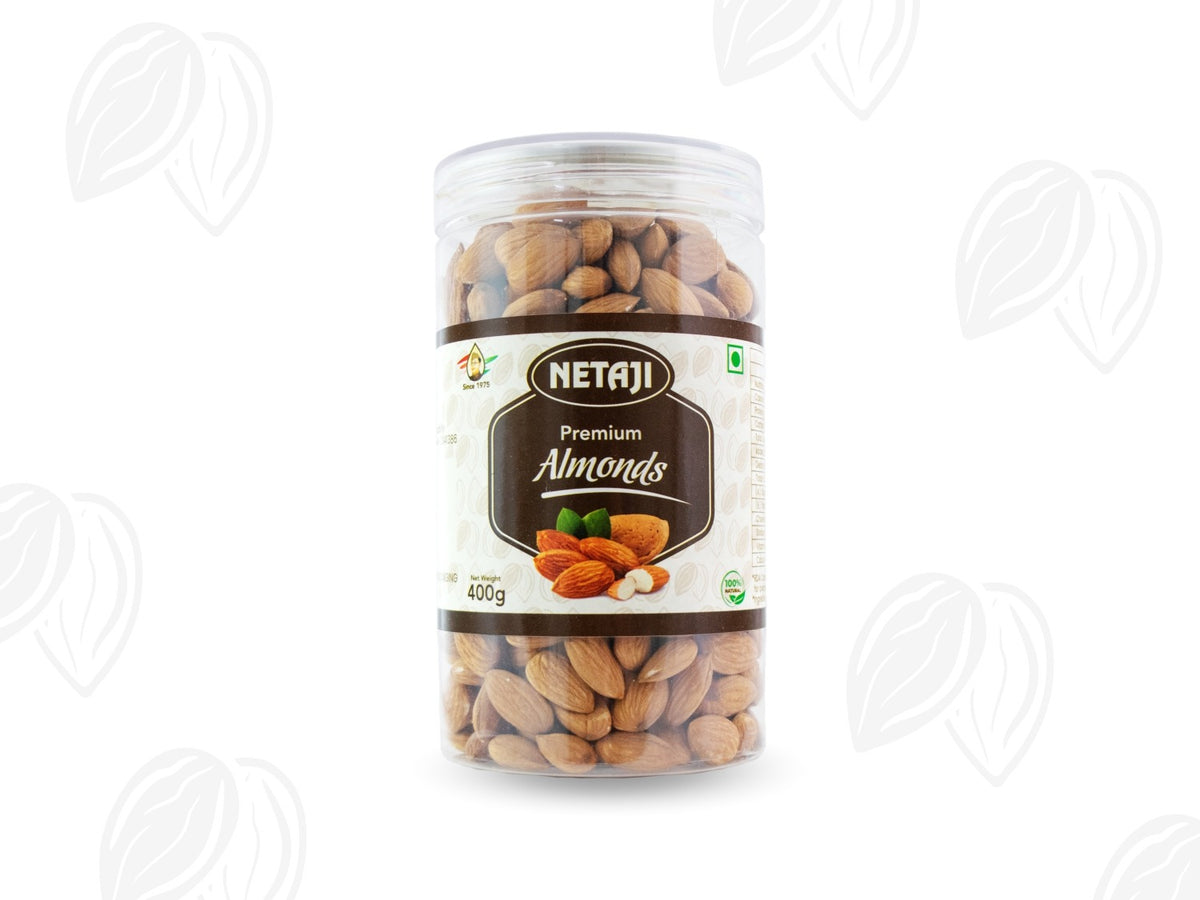 Netaji Premium Almonds 400 g pack by Ashoka Oil Industries