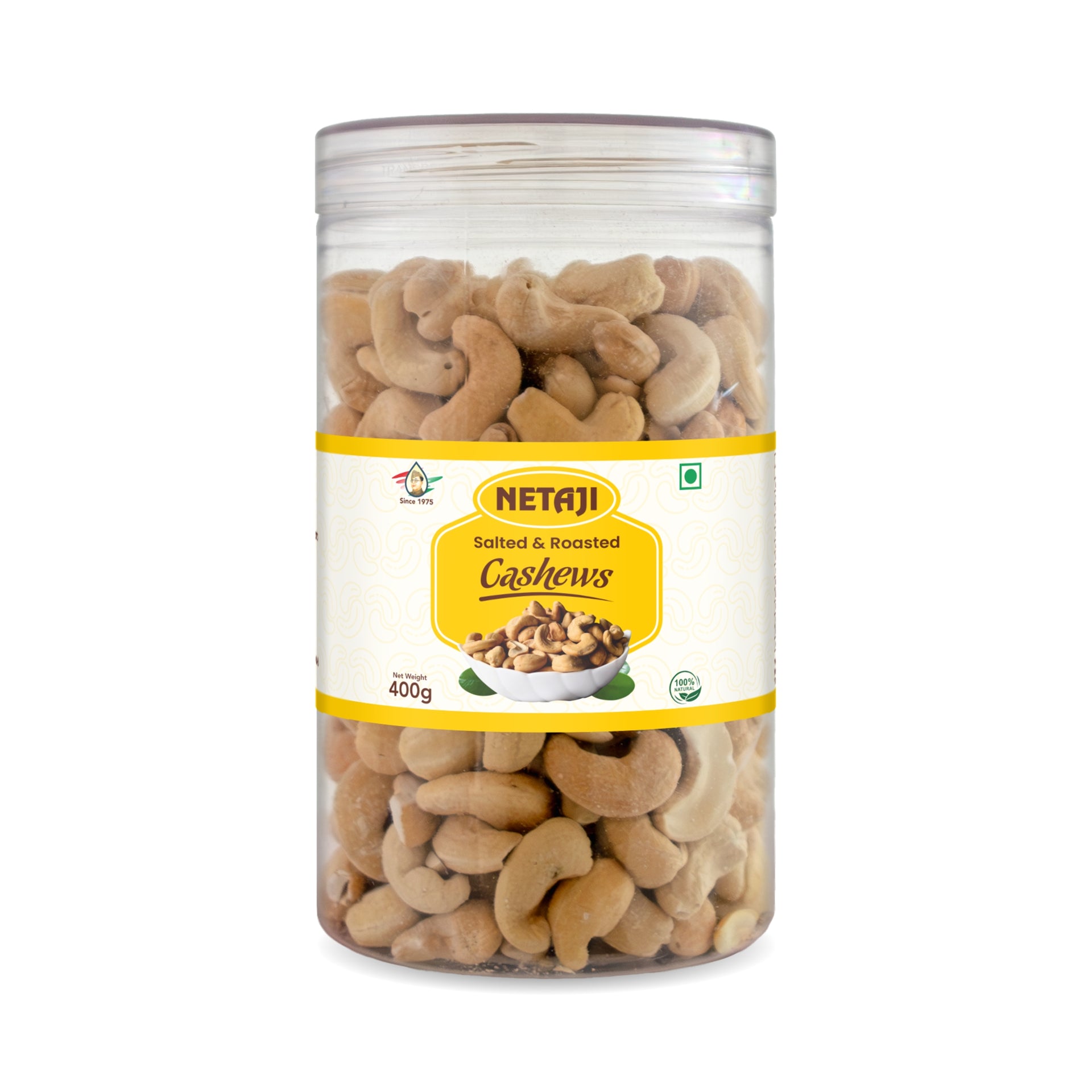 Netaji Salted and Roasted Cashew Nuts 400 g product image