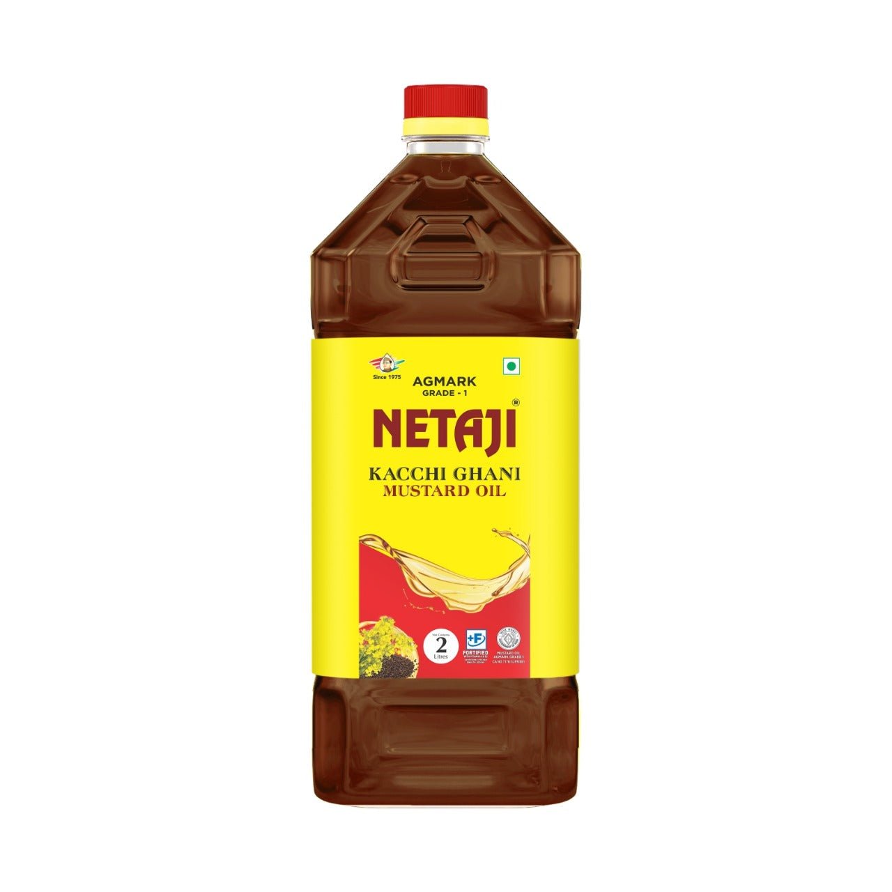 Netaji Kacchi Ghani Mustard Oil 2 Litre Pet BottleAshoka Oil Industries