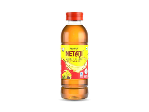 Netaji Kacchi Ghani Mustard Oil 200 ML (15 Bottles Pack)Ashoka Oil Industries
