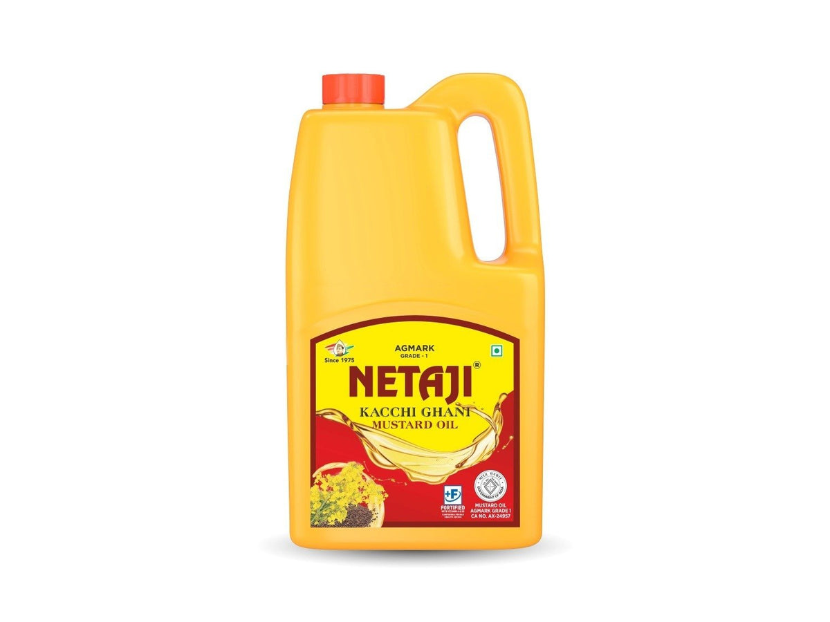 Netaji Kacchi Ghani Mustard Oil 5 Litre JarAshoka Oil Industries
