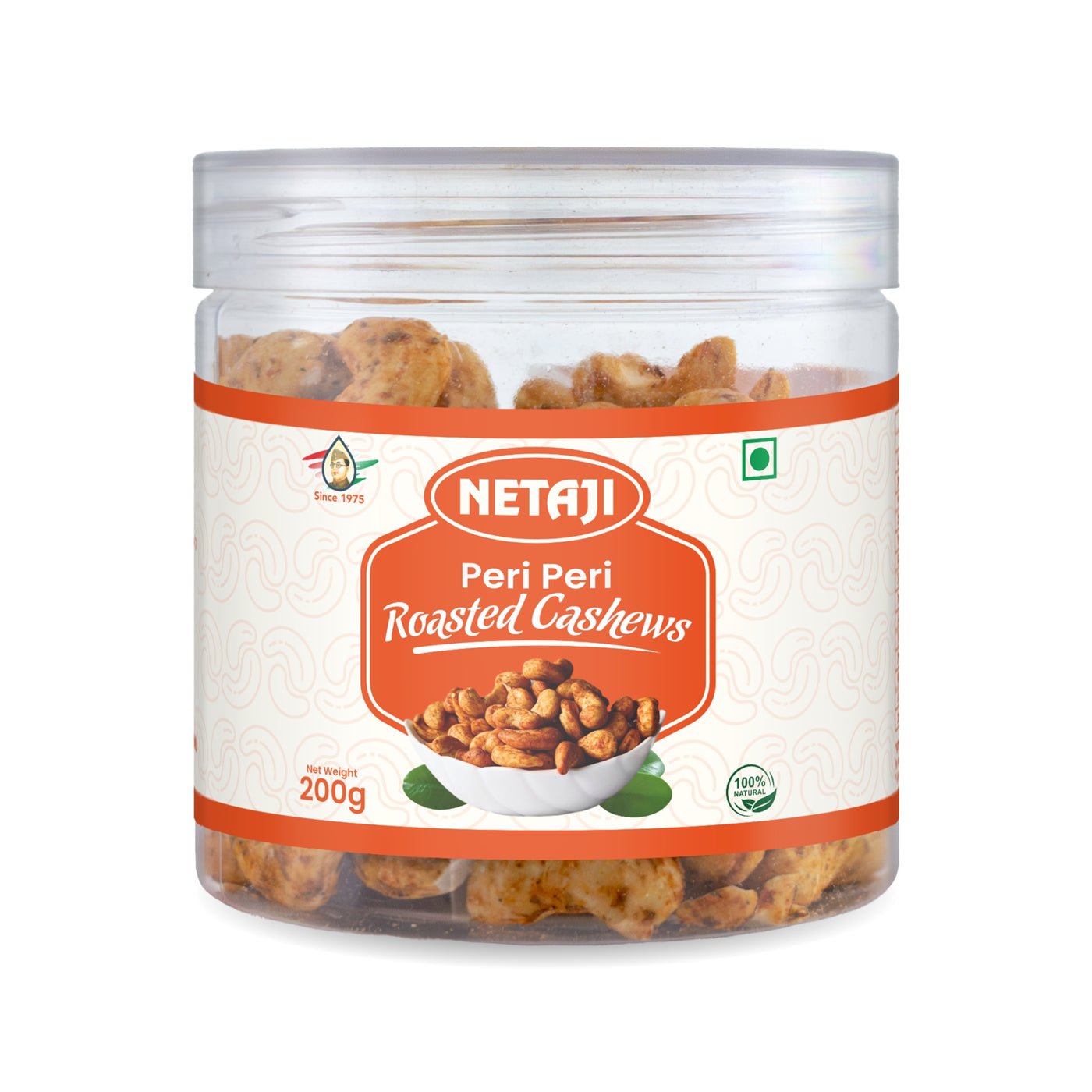 Netaji Peri-Peri Roasted Cashew Nuts 200 gAshoka Oil Industries