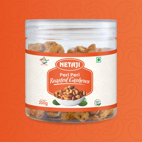 Netaji Peri-Peri Roasted Cashew Nuts 200 gAshoka Oil Industries