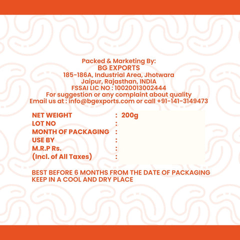 Netaji Peri-Peri Roasted Cashew Nuts 200 gAshoka Oil Industries