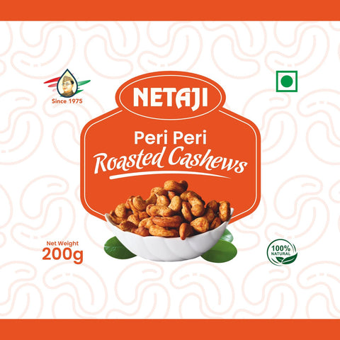 Netaji Peri-Peri Roasted Cashew Nuts 200 gAshoka Oil Industries