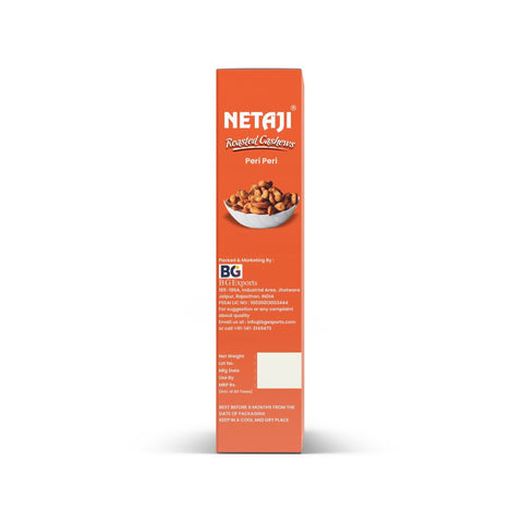 Netaji Peri-Peri Roasted Cashew Nuts 250 g BoxAshoka Oil Industries