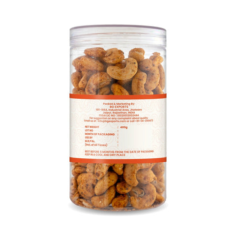 Netaji Peri-Peri Roasted Cashew Nuts 400 gAshoka Oil Industries