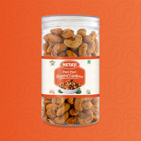 Netaji Peri-Peri Roasted Cashew Nuts 400 gAshoka Oil Industries