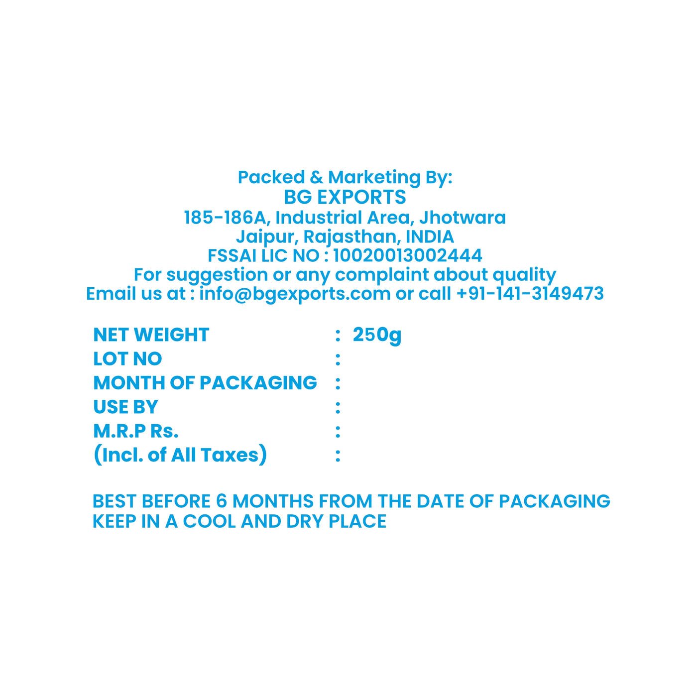 Netaji Premium Cashew Nuts 250 g PouchAshoka Oil Industries