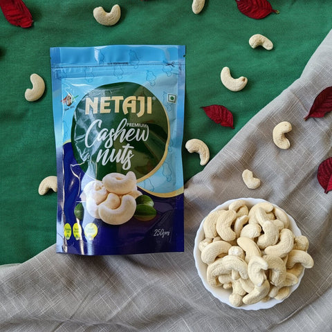 Netaji Premium Cashew Nuts 250 g PouchAshoka Oil Industries