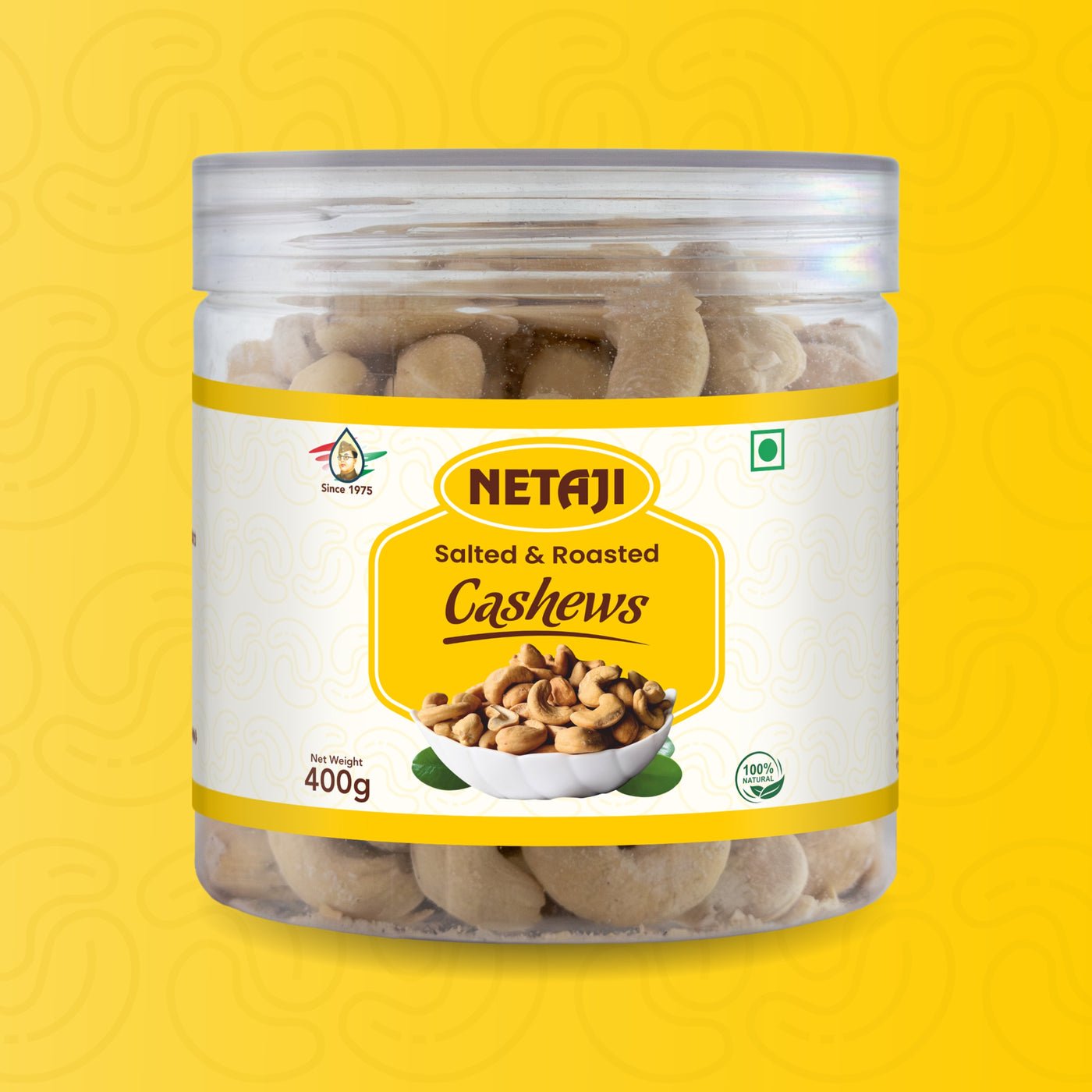 Netaji Salted Roasted Cashew Nuts 200 gAshoka Oil Industries
