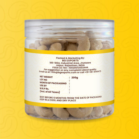 Netaji Salted Roasted Cashew Nuts 200 gAshoka Oil Industries