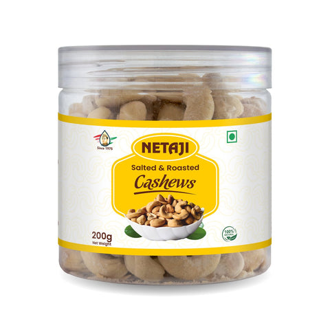 Netaji Salted Roasted Cashew Nuts 200 gAshoka Oil Industries
