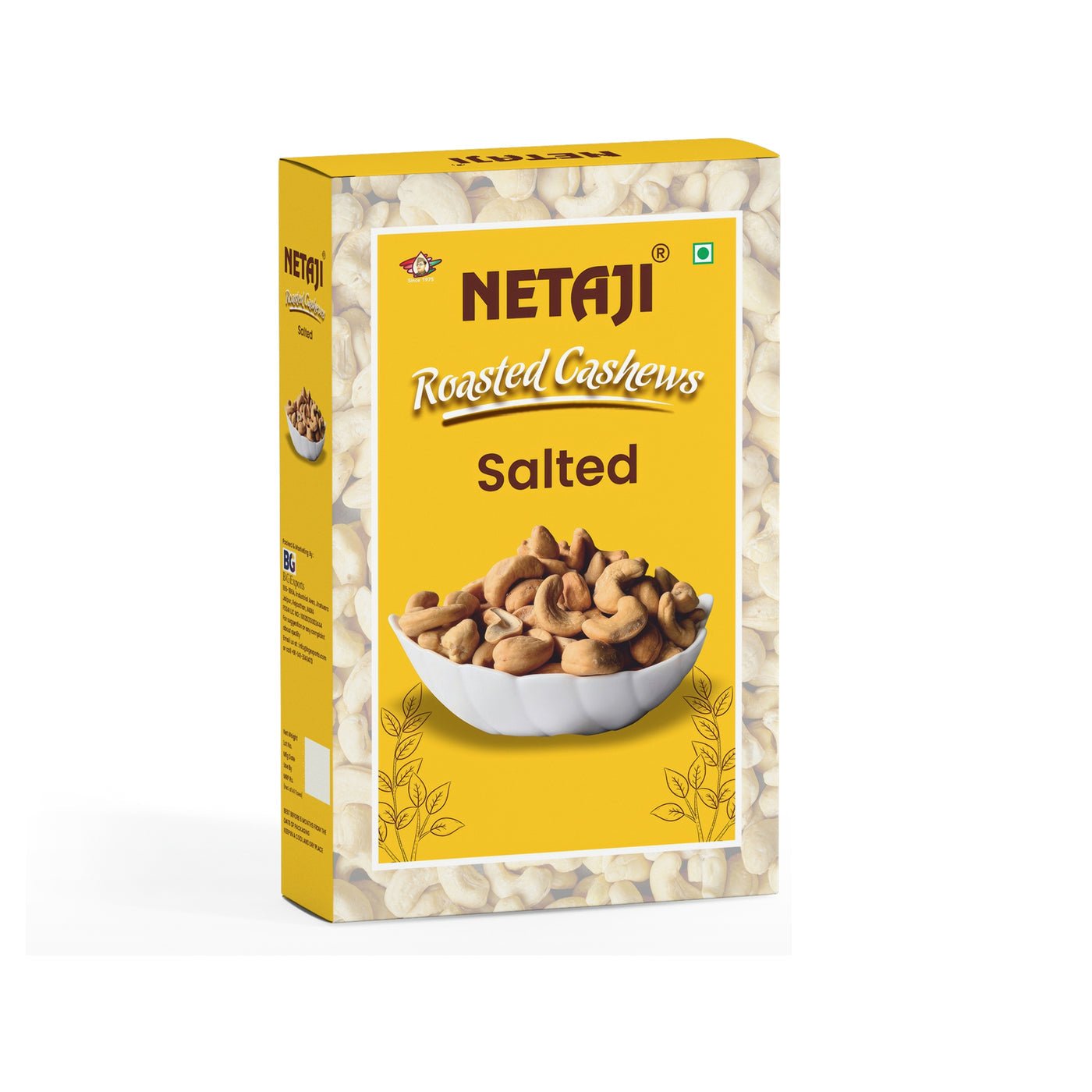Netaji Salted Roasted Cashew Nuts 250 g BoxAshoka Oil Industries