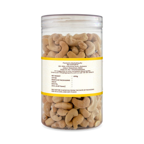 Netaji Salted Roasted Cashew Nuts 400 gAshoka Oil Industries