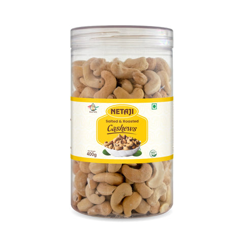 Netaji Salted Roasted Cashew Nuts 400 gAshoka Oil Industries