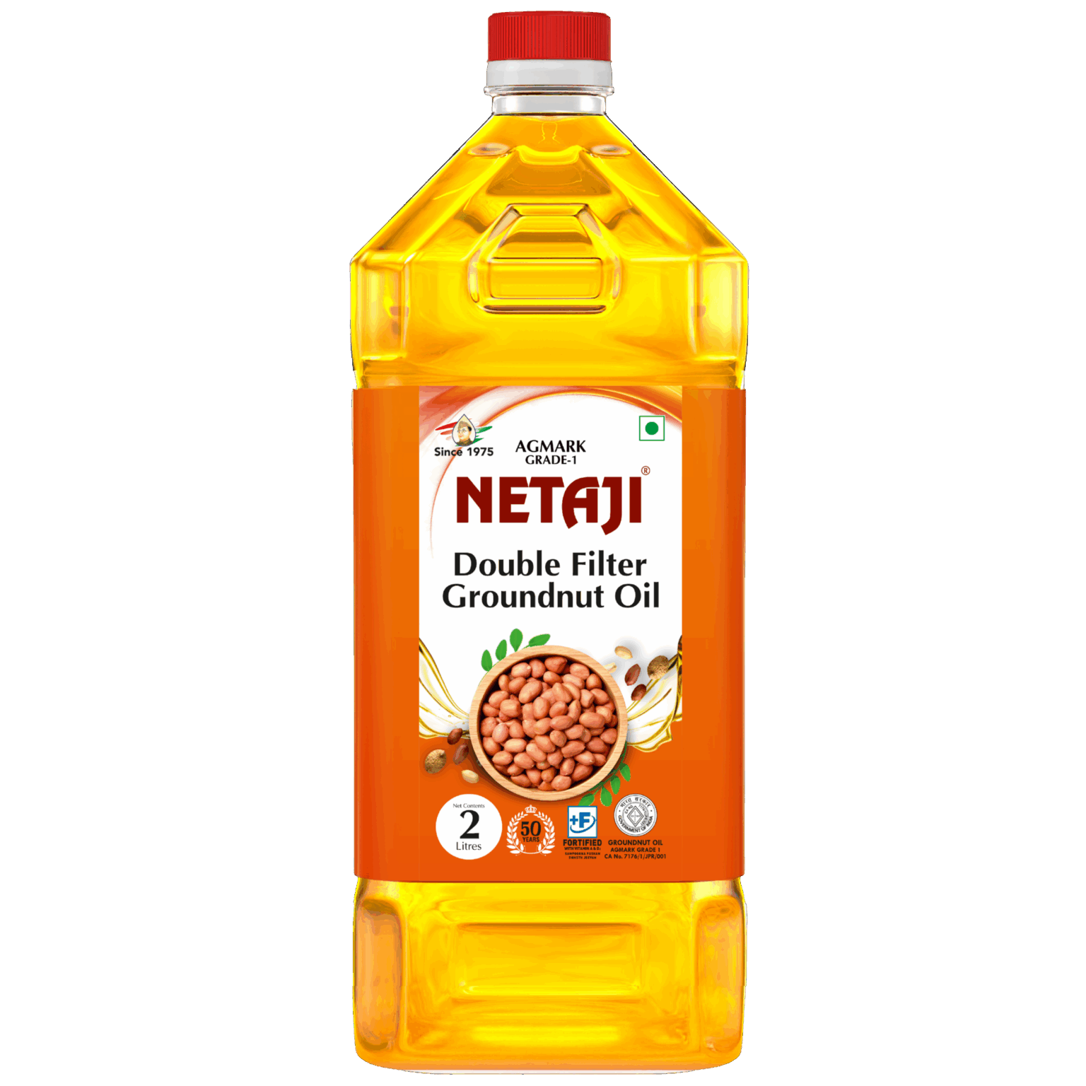 Netaji Double Filtered Groundnut Oil 2 litre PET bottle product image