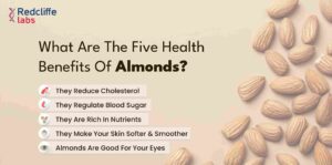 Netaji Almonds in a wooden bowl – rich source of vitamin E and healthy fats for daily nutrition.