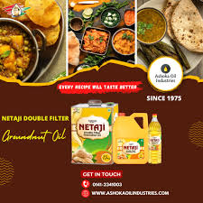 Care of your test and your health with Netaji Double Filtered Groundnut Oil